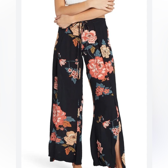 Billabong Other - Billabong Floral Wide-Leg Pants